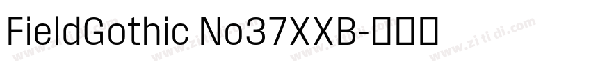 FieldGothic No37XXB字体转换